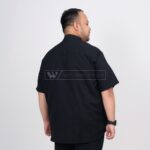 Kemeja Stand Up Collar Pendek Pria Big Size XL  XXL XXXL GDE  WGB - Image 5