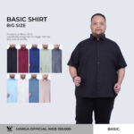 Kemeja Pria Big Size Ukuran Besar Jumbo XXL XXXL GDE WGB