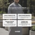 WGB Koko Gamis Kurta Thawb Pria Big Size Ukuran Jumbo XXL - Prime Series - Image 2