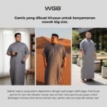 WGB Koko Gamis Kurta Thawb Pria Big Size Ukuran Jumbo XXL - Prime Series - Image 5