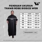 WGB Koko Gamis Kurta Thawb Pria Big Size Ukuran Jumbo XXL - Prime Series - Image 6