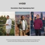 WGB Kemeja Stand Up Collar Panjang Pria Big Size Jumbo XXL - Best Value Series - Image 5