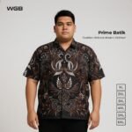 WGB Premium Batik Big Size Pria Classic Lengan Pendek XXL - Prime Series