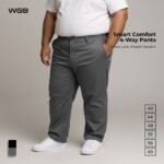 WGB Celana Formal Smart Comfort 4ways Stretch Pria Big Size Ukuran Jumbo XXL - Smart Comfort Series