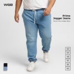 WGB Celana Jeans Jogger Basic Pria Big Size Jumbo Ukuran Besar Bahan Stretch XXL - Prime Series
