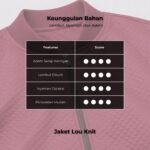 WGB Jaket Lou Knit Pria Bigsize Ukuran Besar Jumbo XXL - Prime Series - Image 4