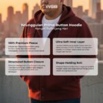 WGB Buttoned Hoodie Pria Big Size Ukuran Jumbo XXL XXXL - Prime Series - Image 2