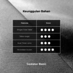 WGB Sweater Basic Crewneck Pria Big Size Ukuran Besar Jumbo XXL - Prime Series - Image 4