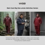 Jas Hujan Setelan Bigsize Super Jumbo Pria Ukuran Besar XXL - Prime Series - Image 5