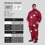 Jas Hujan Setelan Bigsize Super Jumbo Pria Ukuran Besar XXL - Prime Series - Image 6