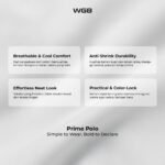 WGB Kaos Polo two tone collar Pria Big Size Jumbo XXL Anti Kusut - Prime Series - Image 2