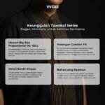 WGB Koko Pendek Tawakal Series Pria Big Size Ukuran Jumbo XXL - Prime Series - Image 2