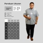 WGB Kemeja Stand Up Collar Pendek Pria Big Size Jumbo XXL - Best Value Series - Image 6