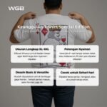 WGB Kaos Lengan Pendek Pria Big Size Special Edition Ukuran Besar  Jumbo XXL - Prime Series - Image 2