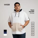 WGB Kaos Hoodie Pendek Pria Big Size Ukuran Besar Jumbo XXL XXXL - Prime Series