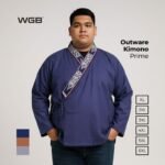 WGB Kimono Outer Batik Pria Jumbo Big Size Ukuran Besar XXL - Prime Series