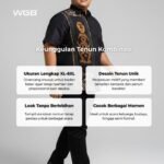 WGB Kemeja Tenun Kombinasi Pria Big Size Special Collection XXL - Prime Series - Image 2