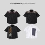 WGB Kemeja Tenun Kombinasi Pria Big Size Special Collection XXL - Prime Series - Image 3