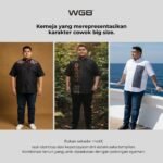 WGB Kemeja Tenun Kombinasi Pria Big Size Special Collection XXL - Prime Series - Image 5