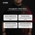 WGB Kaos Tenun Pria Big Size Ukuran Jumbo XXL - Prime Series - Gambar 2