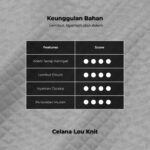 WGB Celana Pendek Lou Knit Pria Bigsize Ukuran Besar Jumbo XXL - Prime Series - Gambar 4