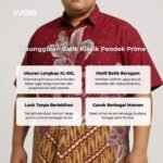 WGB Premium Batik Big Size Pria Classic Lengan Pendek XXL - Prime Series - Gambar 2