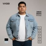 Jaket Jeans Denim Pria Big Size Ukuran Besar Jumbo XXL - Prime Series