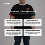 WGB Kaos Palestina Pria Big Size Ukuran Besar Jumbo XXL - Prime Series - Gambar 2