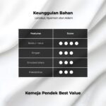 WGB Kemeja Polos Pendek Pria Big Size Jumbo XXL - Best Value Series - Gambar 4