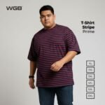 WGB Kaos Salur Striped Pria Bigsize Ukuran Besar Jumbo XXL - Prime Series
