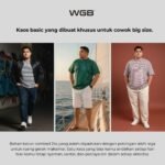 WGB Kaos Salur Striped Pria Bigsize Ukuran Besar Jumbo XXL - Prime Series - Gambar 5