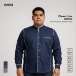WGB Kemeja Panjang Formal Pria Big Size Clean Line Series Ukuran Besar Jumbo XXL - Prime Series