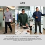 WGB Kemeja Panjang Formal Pria Big Size Clean Line Series Ukuran Besar Jumbo XXL - Prime Series - Gambar 5