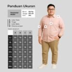 WGB Kemeja Panjang Formal Pria Big Size Clean Line Series Ukuran Besar Jumbo XXL - Prime Series - Gambar 6