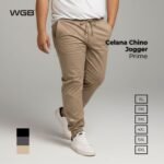 WGB Celana Chino Jogger Basic Jumbo Big Size Ukuran Besar XXL - Prime Series
