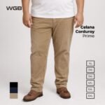 WGB Celana Panjang Basic Corduroy Pria Bigsize Ukuran Besar Jumbo XXL - Prime Series
