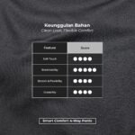 WGB Celana Formal Light Flex Stretch Pria Big Size Ukuran Jumbo XXL - Smart Comfort Series - Gambar 4