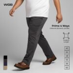WGB Celana Formal 4ways Stretch Pria Big Size Ukuran Jumbo XXL - Prime Series