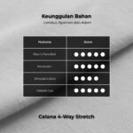 WGB Celana Formal 4ways Stretch Pria Big Size Ukuran Jumbo XXL - Prime Series - Gambar 4