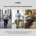 WGB Celana Formal 4ways Stretch Pria Big Size Ukuran Jumbo XXL - Prime Series - Gambar 6