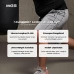 WGB Celana Pendek Gym Olahraga Pria Big Size Ukuran Besar Jumbo XXL - Prime Series - Gambar 2
