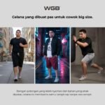 WGB Celana Pendek Gym Olahraga Pria Big Size Ukuran Besar Jumbo XXL - Prime Series - Gambar 5