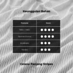 Celana Panjang Stripes Pria Big Size Ukuran Jumbo XXL - Smart Comfort - Gambar 4