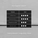 WGB Celana Cargo Pendek Pria Big Size Jumbo XXL - Fleksible Nyaman - Best Value Series - Gambar 4