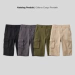 WGB Celana Cargo Pendek Pria Big Size Jumbo XXL - Stretch Melar Tebal - Prime Series - Gambar 3