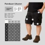 WGB Celana Cargo Pendek Pria Big Size Jumbo XXL - Stretch Melar Tebal - Prime Series - Gambar 6