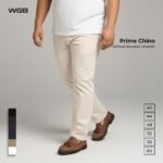 WGB Celana Chino Panjang Pria Big Size Jumbo XXL - Stretch Melar Tebal - Prime Series