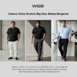 WGB Celana Chino Panjang Pria Big Size Jumbo XXL - Stretch Melar Tebal - Prime Series - Gambar 5
