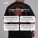 WGB Kaos Lengan Pendek Sablon Pria Big Size Ukuran Besar Jumbo XXL - Prime Series - Gambar 2