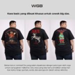 WGB Kaos Lengan Pendek Sablon Pria Big Size Ukuran Besar Jumbo XXL - Prime Series - Gambar 5